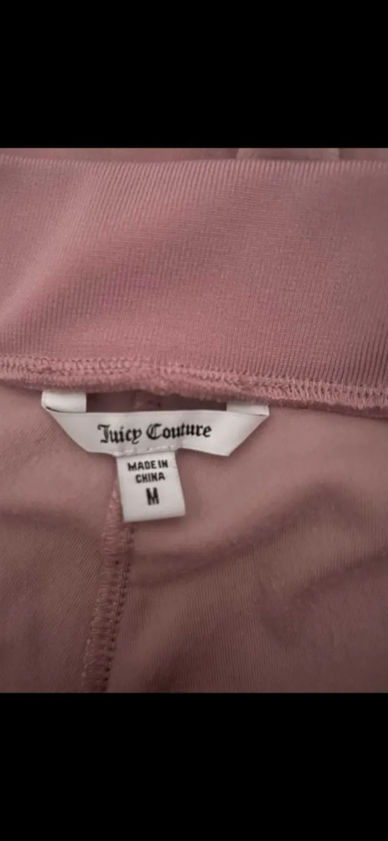 Og Big Bling Velour Joggebukser —Rejuiced