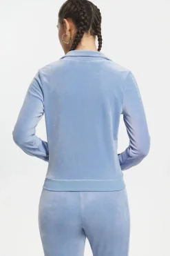 Ombre Bling Trippejakke I Velour