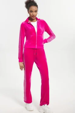 Ombre Bling Velour Treningsbukser