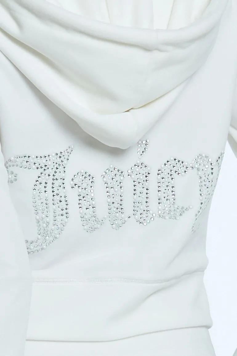 Pearly Big Bling Hettegenser I Velour