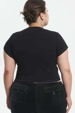 Plus-Size Dump Him Baby Tee