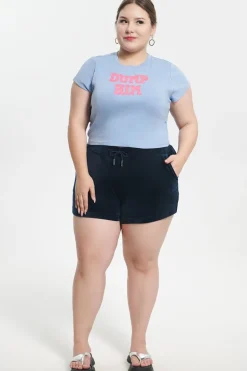 Plus-Size Dump Him Baby Tee