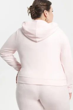 Plus-Size Hettegenser I Klassisk Bomullsvelour