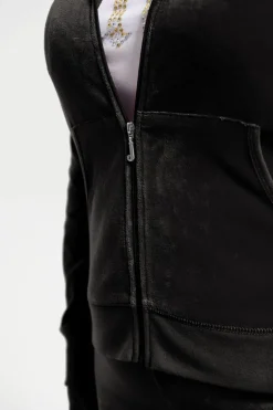 Plus-Size Hettegenser I Klassisk Bomullsvelour