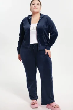 Plus-Size Hettegenser I Klassisk Bomullsvelour