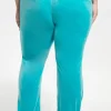 Plus-Size Og Big Bling Velour Treningsbukser