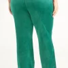 Plus-Size Og Big Bling Velour Treningsbukser