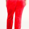 Plus-Size Og Big Bling Velour Treningsbukser
