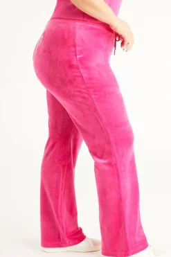 Plus-Size Og Big Bling Velour Treningsbukser