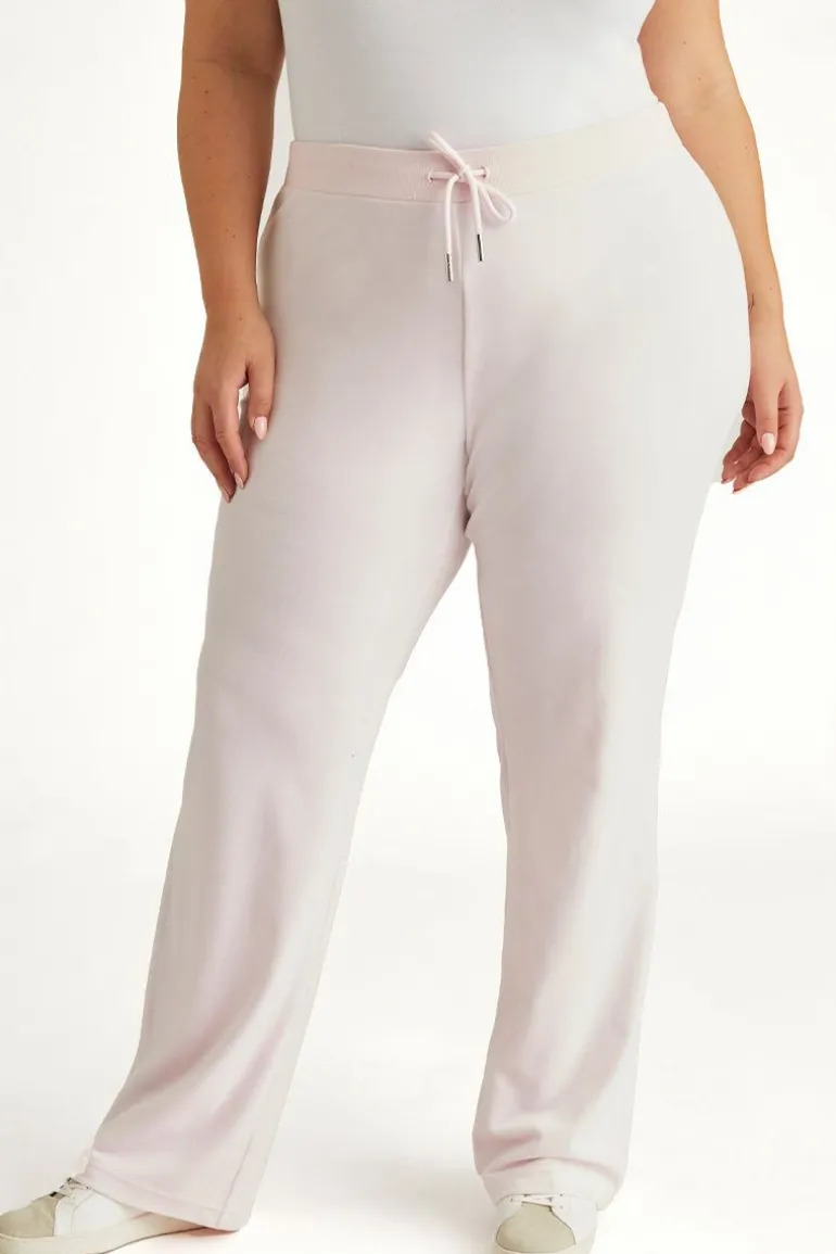Plus-Size Og Big Bling Velour Treningsbukser