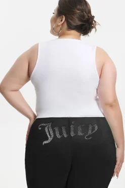 Plus-Size Ombre Bling Tank Top