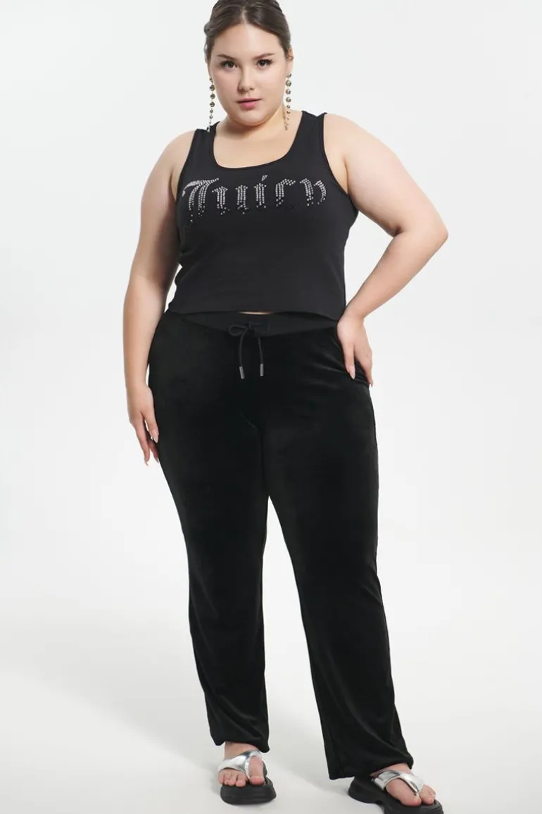 Plus-Size Ombre Bling Tank Top