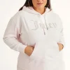 Plus-Size Oversized Bling Big Velour Hettegenser