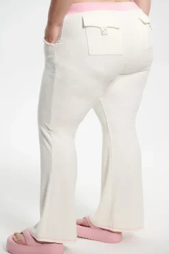 Plus-Size Sweetheart Bomull Velour Treningsbukser