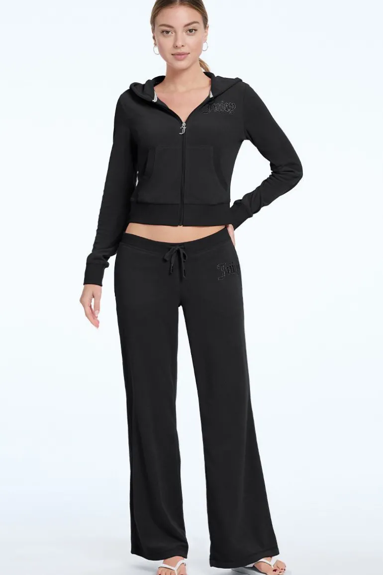 Tonal Towel Terry Zip-Up Hettegenser