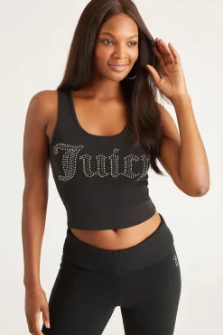 U-Hals Tanktopp Med Perler