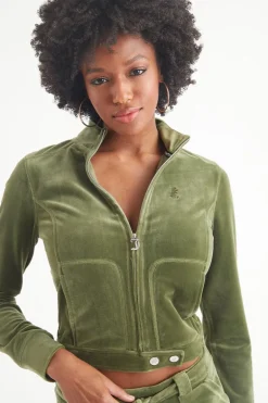 Velour Moto-Jakke