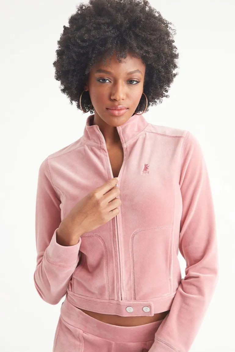 Velour Moto-Jakke