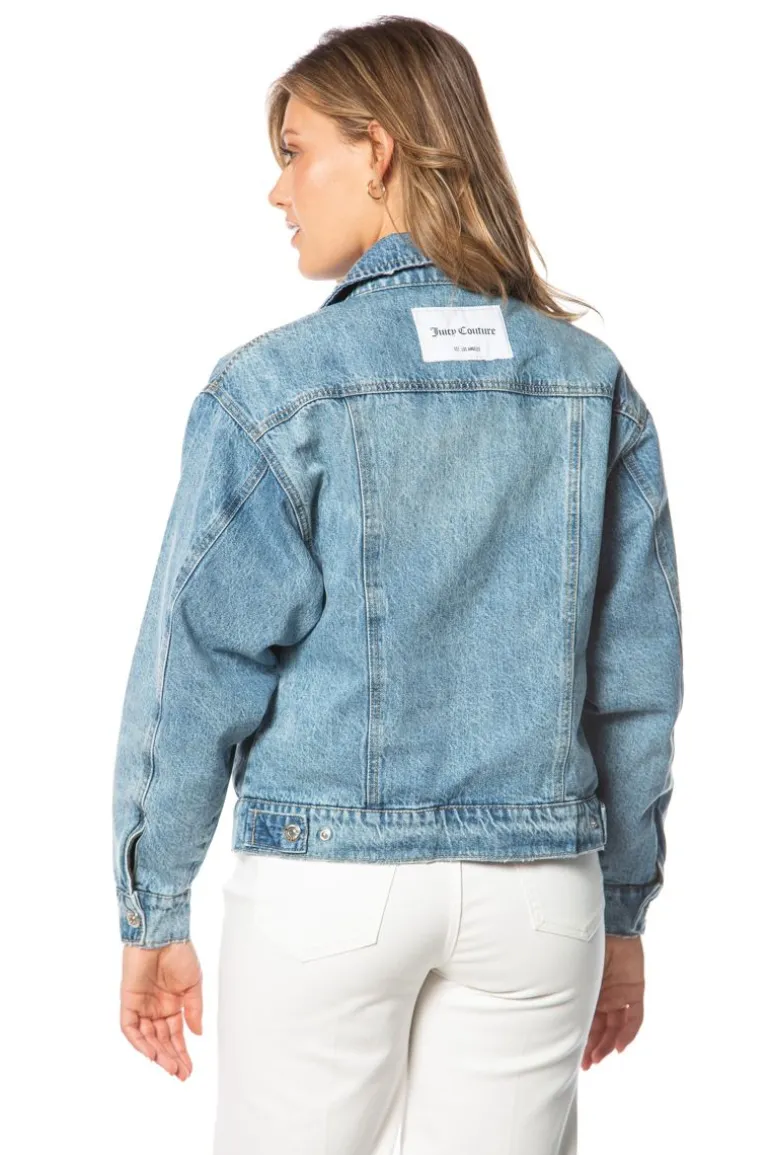 Vendbar Monogram Trucker-Jakke